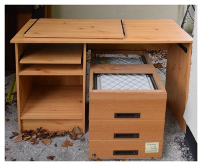 Lot 444 - Four office desks/tables