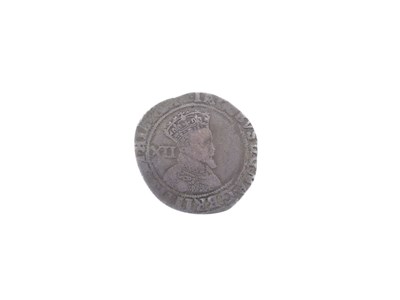 Lot 126 - King James I silver shilling and silver sixpence