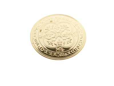 Lot 113 - Fantasy gold Edward III Double Leopard issued by The London Mint
