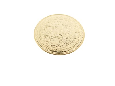 Lot 113 - Fantasy gold Edward III Double Leopard issued by The London Mint