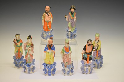 Lot 553 - Chinese eight Immortals, circa 1940