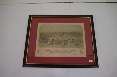 Lot 460 - 19th Century Grand National Cricket Match Australian print