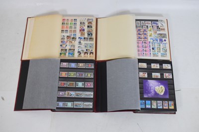 Lot 129 - Collection of Channel Island stamps in two stock books