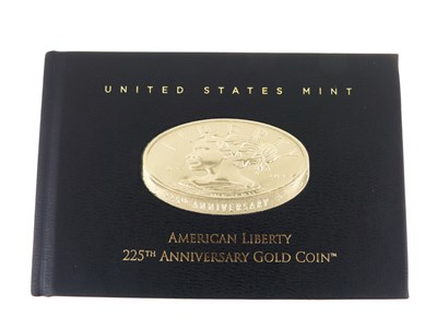 Lot 116 - United States of America, 225th Anniversary $100 1oz gold coin, 2017