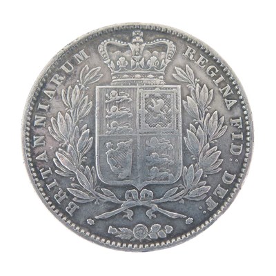 Lot 132 - Victorian silver crown 1845