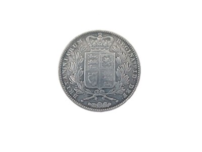 Lot 132 - Victorian silver crown 1845