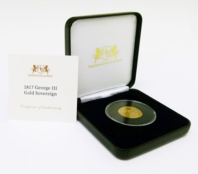 Lot 105 - George III gold sovereign, 1817