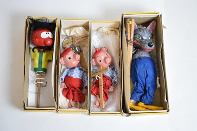 Lot 398 - Pelham Puppets - Four boxed puppets