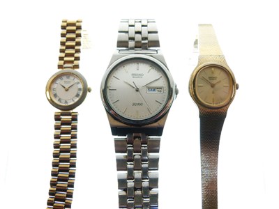 Lot 202 - Three Seiko quartz watches