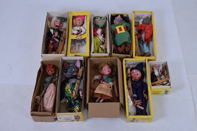 Lot 402 - Pelham Puppets - Group of ten assorted puppets