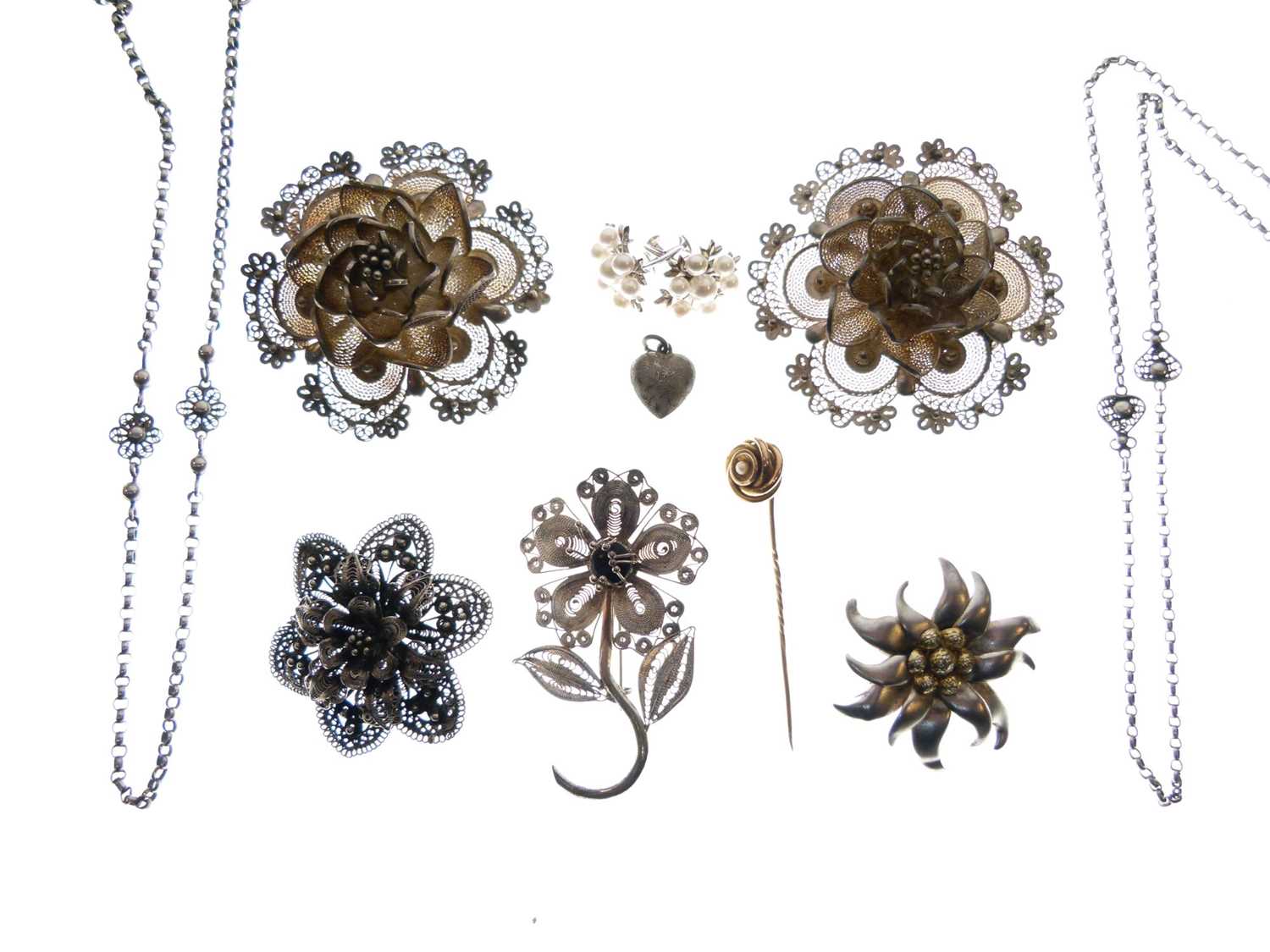 Lot 177 - Assorted silver jewellery