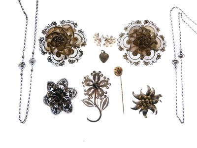 Lot 177 - Assorted silver jewellery