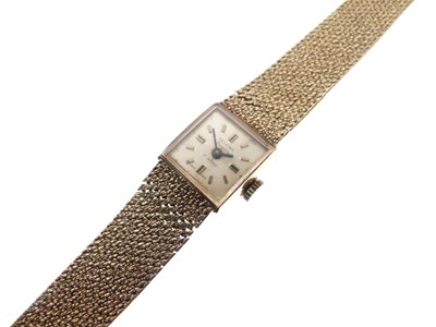 Lot 210 - Delvina (Geneve) - Lady's 9ct gold wristwatch