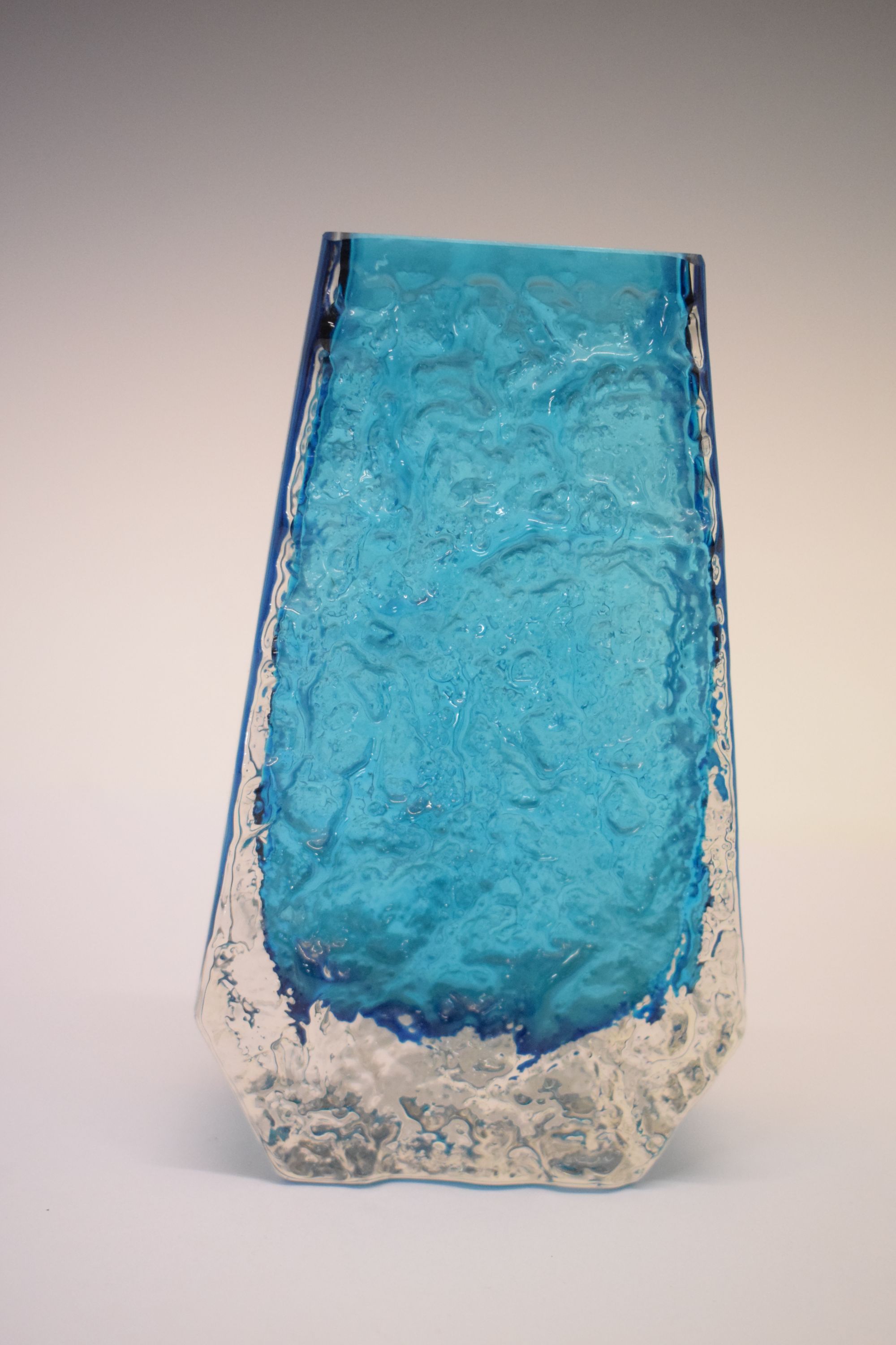 Lot 484 Whitefriars Kingfisher coffin vase