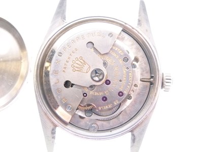 Lot 193 - Rolex - Gentleman's Oyster-Perpetual Date stainless steel wristwatch