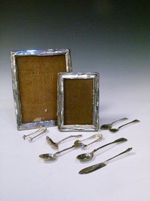 Lot 264 - Small quantity of  silver including two photograph frames