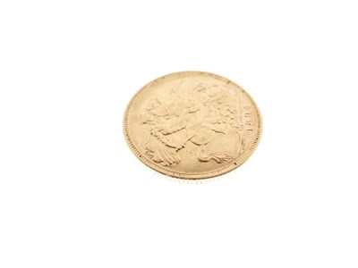 Lot 106 - Queen Victoria gold sovereign, 1894, Melbourne Mint, old veiled head