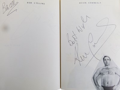 Lot 259 - Two books of wrestling autographs