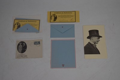 Lot 341 - Unused stationery previously belonging to the Duke and Duchess of Windsor, etc