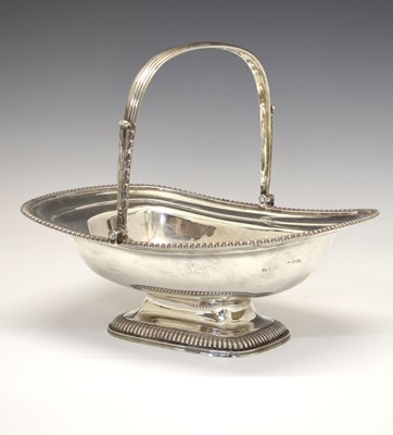 Lot 152 - George IV silver pedestal fruit basket