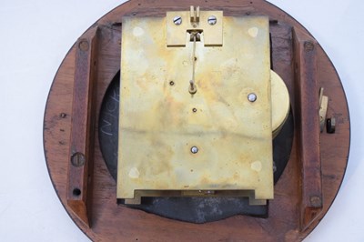 Lot 506 - Victorian rosewood single-fusee wall clock of small proportions