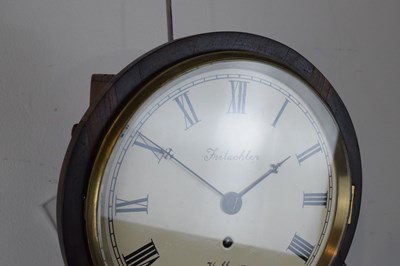 Lot 506 - Victorian rosewood single-fusee wall clock of small proportions