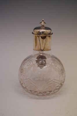 Lot 89 - Late Victorian silver mounted claret jug