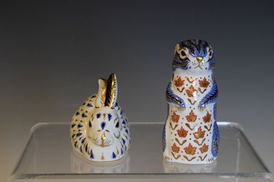 Lot 539 - Seven Royal Crown Derby paperweights