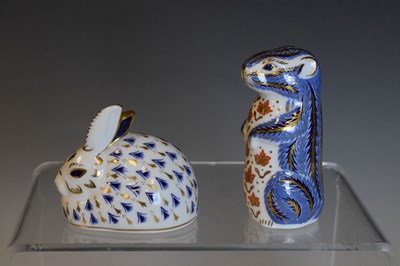 Lot 539 - Seven Royal Crown Derby paperweights