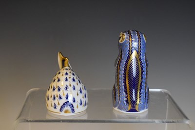 Lot 539 - Seven Royal Crown Derby paperweights