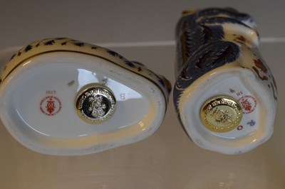 Lot 539 - Seven Royal Crown Derby paperweights