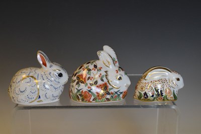 Lot 539 - Seven Royal Crown Derby paperweights