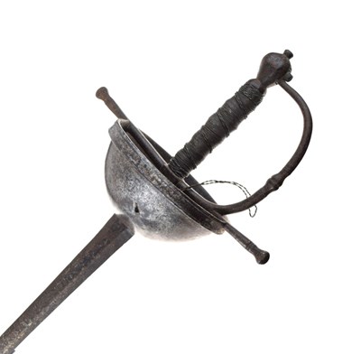 Lot 192 - Spanish cup-hilted rapier, late 18th Century.