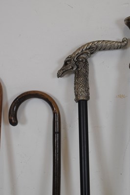 Lot 217 - Quantity of novelty walking sticks