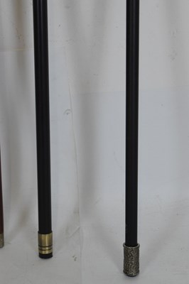 Lot 217 - Quantity of novelty walking sticks