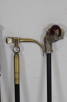 Lot 217 - Quantity of novelty walking sticks