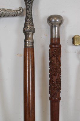 Lot 217 - Quantity of novelty walking sticks