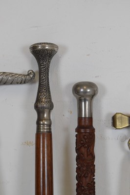 Lot 217 - Quantity of novelty walking sticks