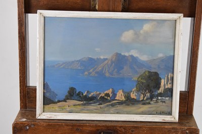 Lot 399 - Frederick William Elwell, (1870-1958)  - ‘Gulf of Porto, Piana, Corsica’