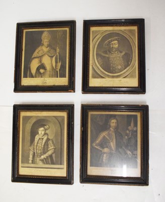 Lot 689 - Four 18th Century plate engravings