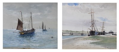 Lot 400 - English School, circa 1900 - Pair of maritime watercolours