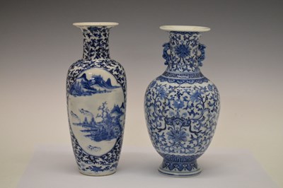 Lot 548 - Chinese blue and white porcelain vases