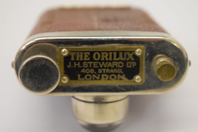 Lot 167 - First World War Officer's 'The Orilux' torch and flask