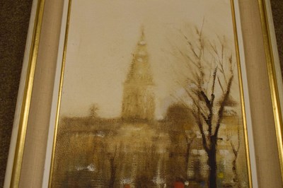 Lot 492 - Anthony Robert Klitz (1917-2000) - Oil on canvas - 'Cambridge Hall, Southport'