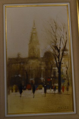 Lot 492 - Anthony Robert Klitz (1917-2000) - Oil on canvas - 'Cambridge Hall, Southport'