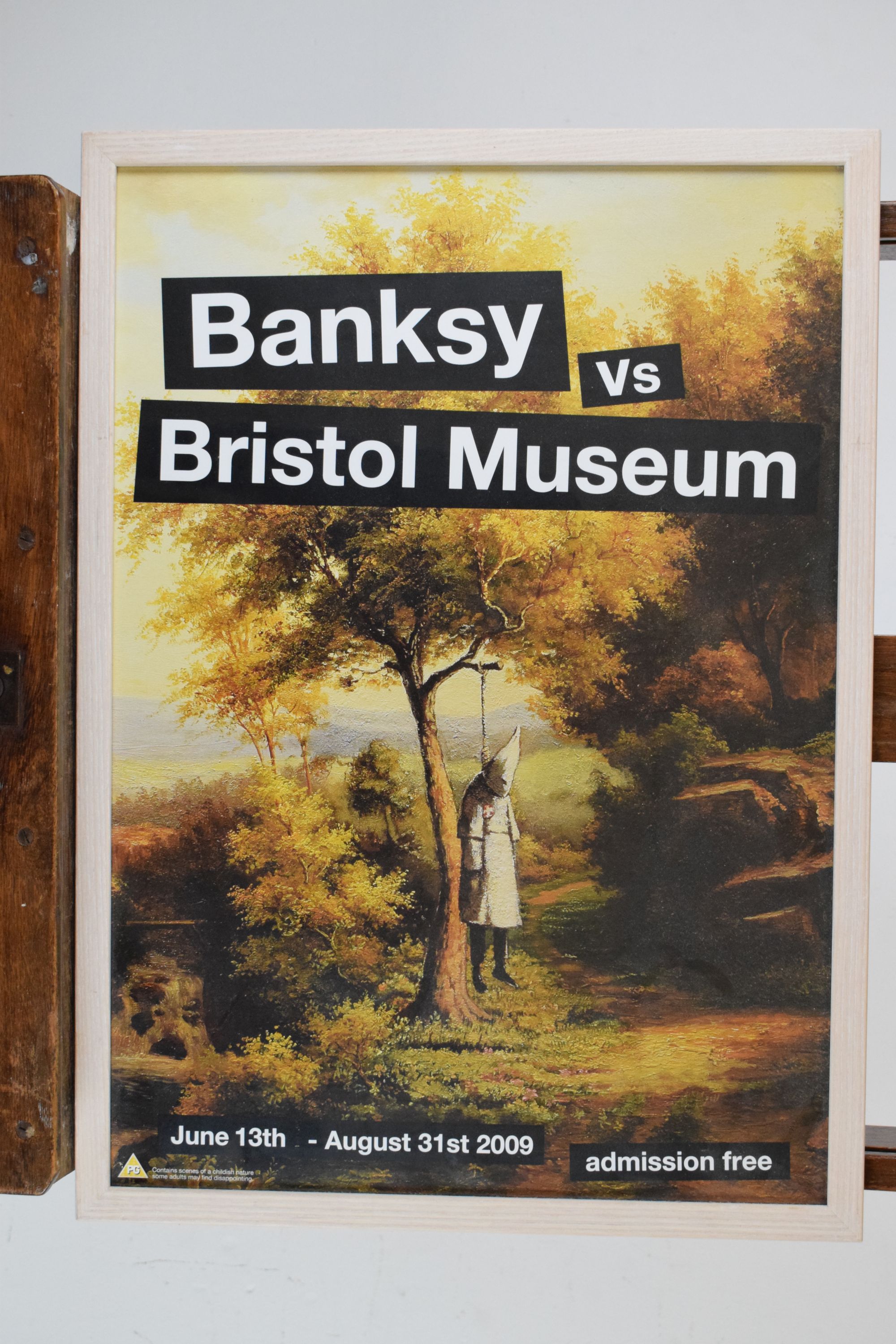 Lot 491 - Four framed Banksy v Bristol Museum posters