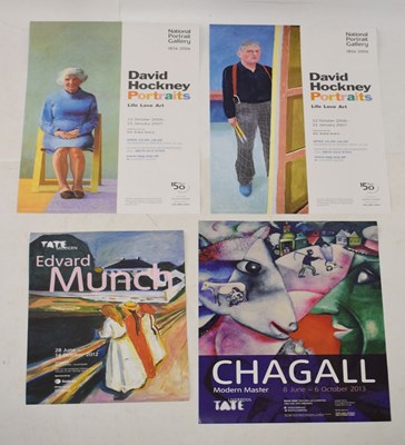 Lot 232 - Four unframed exhibition posters