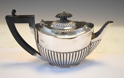 Lot 168 - Victorian silver teapot