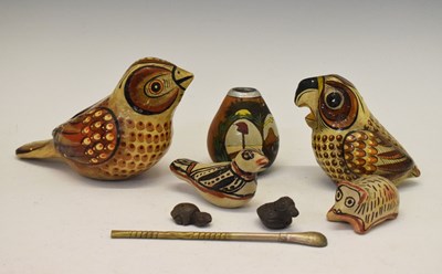 Lot 192 - Small group of Mexican animal figures