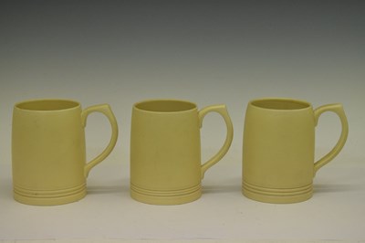 Lot 319 - Keith Murray for Wedgwood - Lemonade set of jug and five mugs